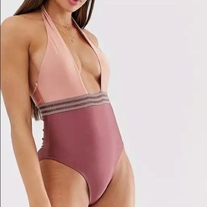 MISS SELFRIDGE Halter Swimsuit